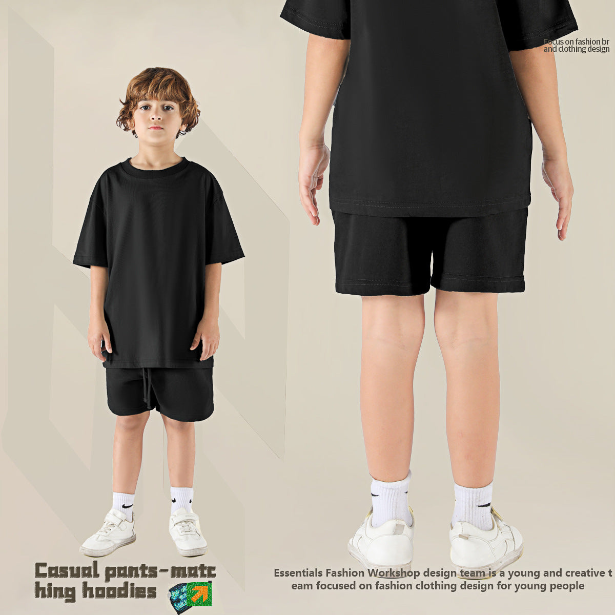 Boys Summer Casual Shorts – Trendy Sports Style Kids Shorts