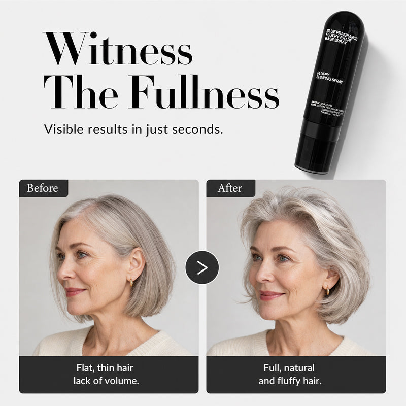 👩 Peach-scented volumizing & setting spray—for lightweight, bouncy hair and long-lasting hold.